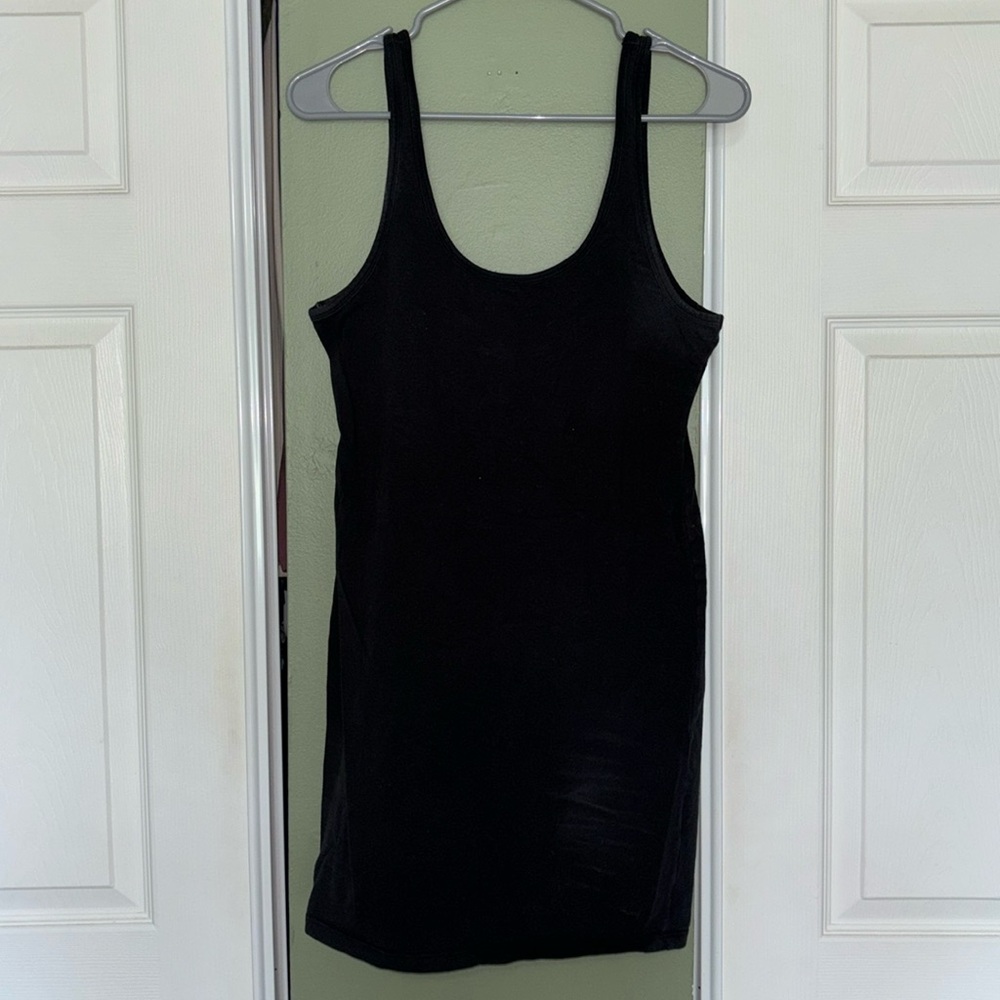 Women’s Victoria’s Secret PINK Black Tank Top Dress, Sz Medium, Good Condition!